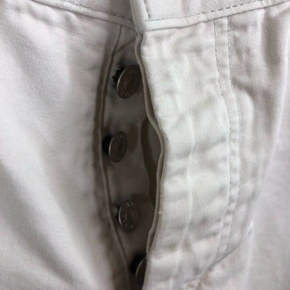 Helmut Lang Masc LoDrainpipe Button Fly Jeans Whit - Picture 4 of 14